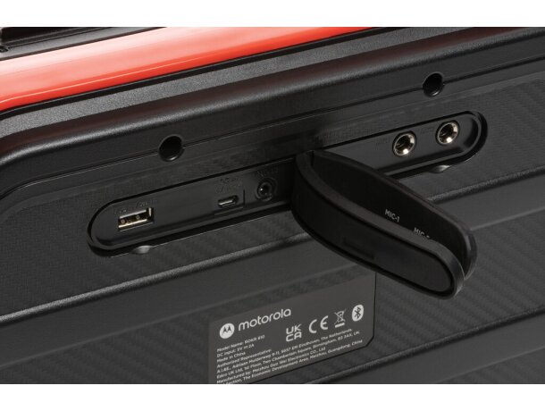 Altavoz inalámbrico y portátil Motorola ROKR810 para fiestas Negro detalle 5