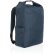 Mochila ecológica con logo hecha de botellas recicladas y ahorro de agua Azul marino detalle 28