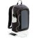 Mochila con panel solar sin PVC Negro/gris detalle 3