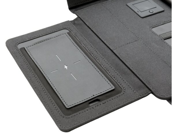 Portafolio Kyoto para tablet 10 con carga inalámbrica Negro detalle 6