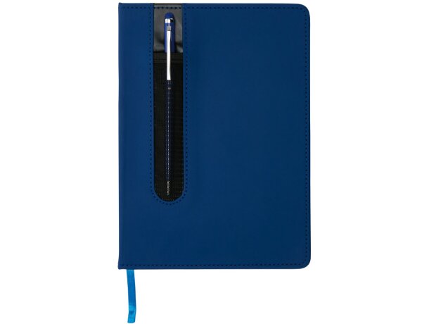 Libreta A5 con bolígrafo de lujo Azul marino detalle 14