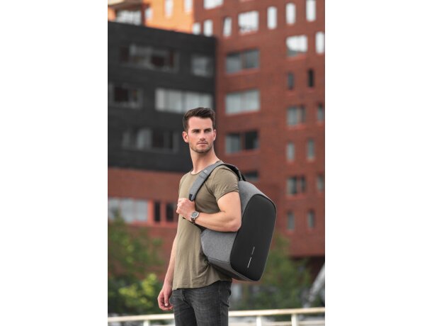 Bobby Hero XL, mochila antirrobo Gris/negro detalle 48