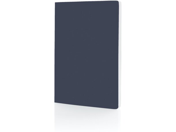 Cuaderno de papel de piedra de tapa blanda Impact A5 Azul marino detalle 26