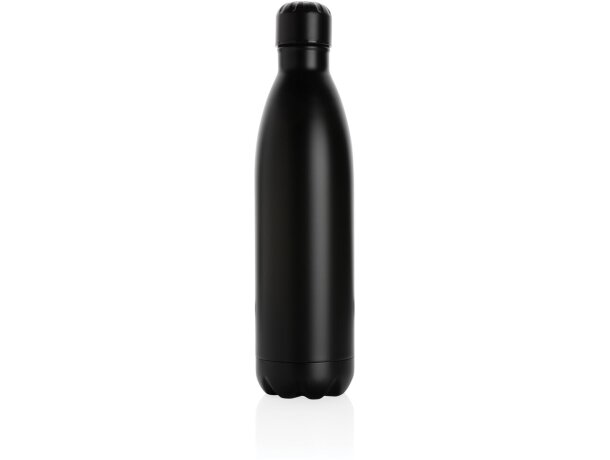 Botella de acero inoxidable al vacío de color sólido 750ml Negro detalle 1