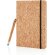 Libreta A5 corcho bambú personalizado tapa dura