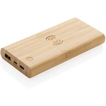 Powerbank inalámbrico de bambú 8.000 mAh 5W certificado FSC