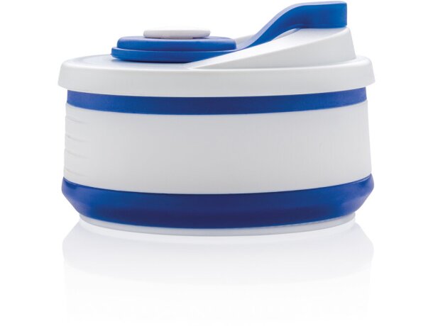 Tazas plegable de silicona Azul detalle 27
