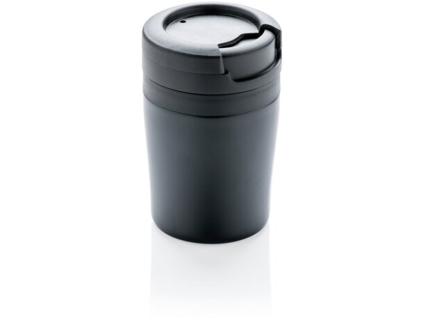 Taza térmica acero 160 ml café espresso con tapa antigoteo Azul detalle 44