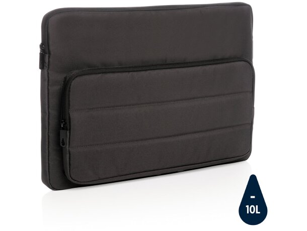 Funda acolchada RPET 15,6 pulgadas cremallera Impact Aware Azul marino detalle 27