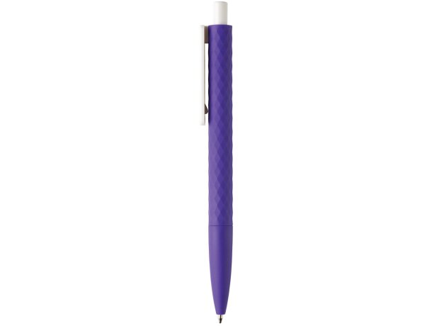 Bolígrafo suave X3 Púrpura/blanco detalle 48