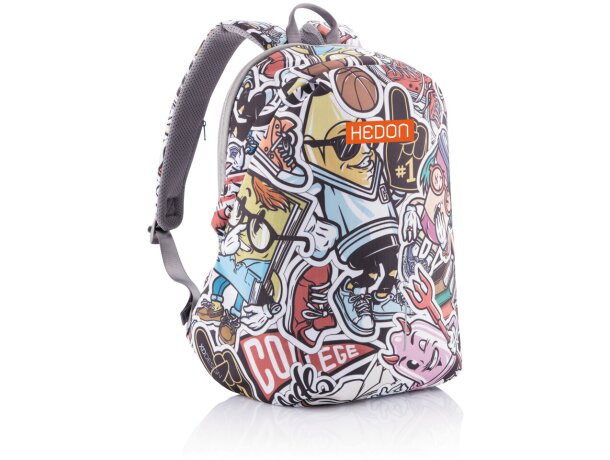 Mochila antirobo Bobby Soft Art Azul detalle 84