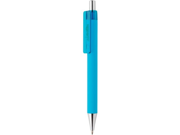 Bolígrafo suave X8 Azul detalle 55