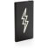 Batería externa con logo iluminado de 4000 mAh Negro detalle 3