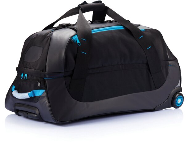 Maleta para profesores personalizable con tarjetero y compartimentos amplios Azul/negro detalle 10