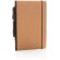 Libreta lujosa A5 FSC® de tapa dura Marron detalle 19