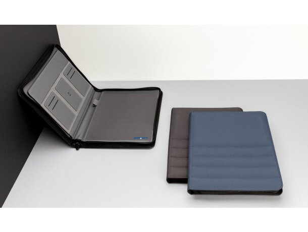 Carpeta Impact AWARE ™ RPET A4 con cremallera Negro detalle 8