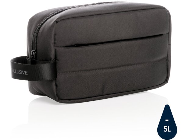 Neceser AWARE rPET blockchain con bolsillo frontal 2.3L Azul marino detalle 33