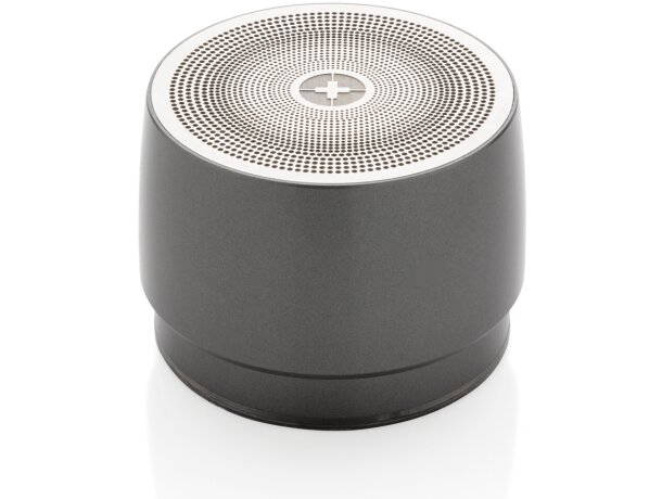 Altavoz inalámbrico Swiss Peak 5W Bluetooth acero inoxidable Gris/gris detalle 9