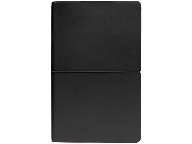Cuaderno A5 moderno de lujo con tapa blanda Negro detalle 1
