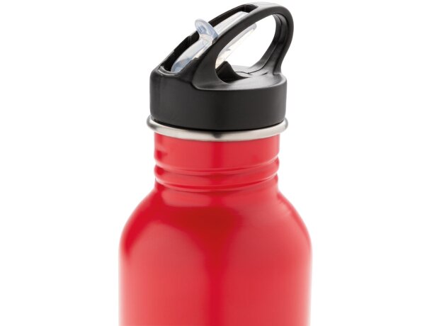 Botella de actividad acero inoxidable Deluxe Rojo detalle 52