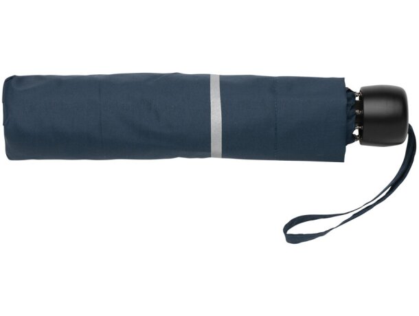 Mini paraguas RPET reflectante 190T Impact AWARE ™ Azul marino detalle 6