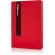 Libreta A5 con bolígrafo de lujo Rojo