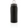 Botella deportiva con logo asa de transporte polipropileno Negro detalle 10