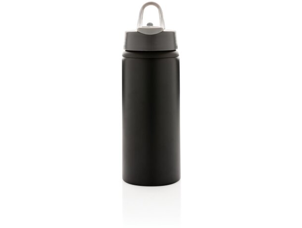 Botella deportiva con logo asa de transporte polipropileno Negro detalle 10