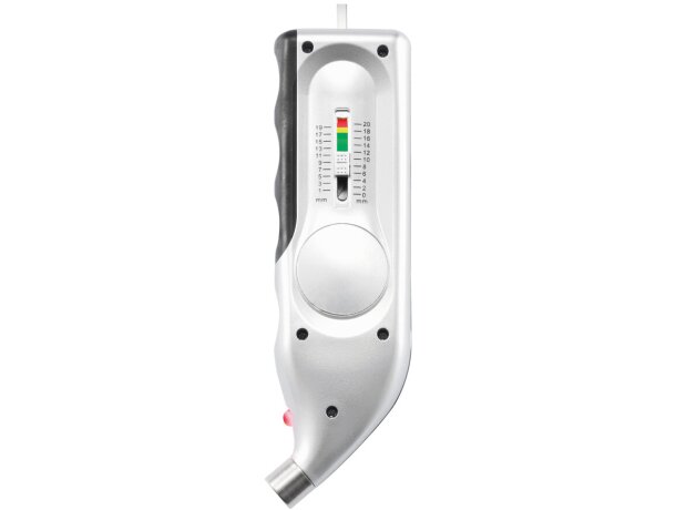 Manómetro digital para ruedas con luces led Plata detalle 1