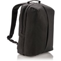 Mochila antracita con espacio para portátil y calzado