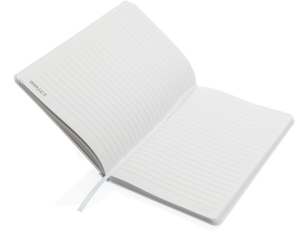 Libreta A5 de tapa dura de papel Impact Stone Blanco detalle 11