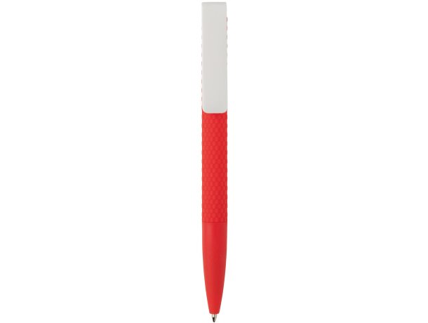 Bolígrafos con nombre plástico con clip tinta azul Rojo/blanco detalle 26