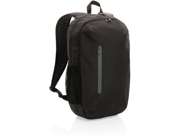 Mochila casual Impact AWARE ™ 300D RPET Negro detalle 18