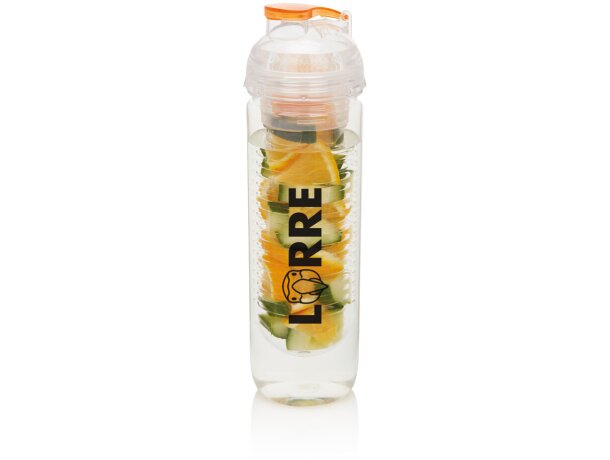 Botella de agua con infusor 500 ml Naranja detalle 23