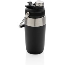 Botella Chelsfield blanca promocionales con pajita