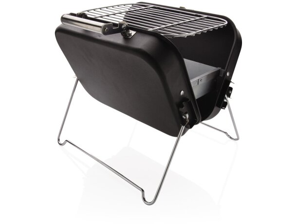 Barbacoa portátil de lujo en maleta Negro detalle 3