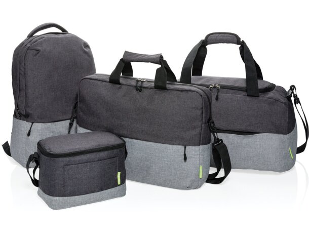 Bolsas térmicas con capacidad para 6 Latas y correa de transporte rPET Gris/gris detalle 7