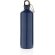 Botella de agua XL de aluminio con mosquetón Azul/negro detalle 23
