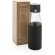 Botella de hidratación de vidrio Ukiyo con funda Negro detalle 8