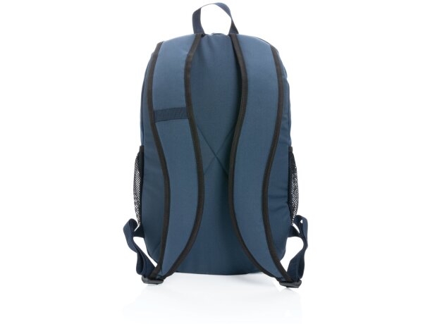 Mochila casual Impact AWARE ™ 300D RPET Azul marino detalle 36