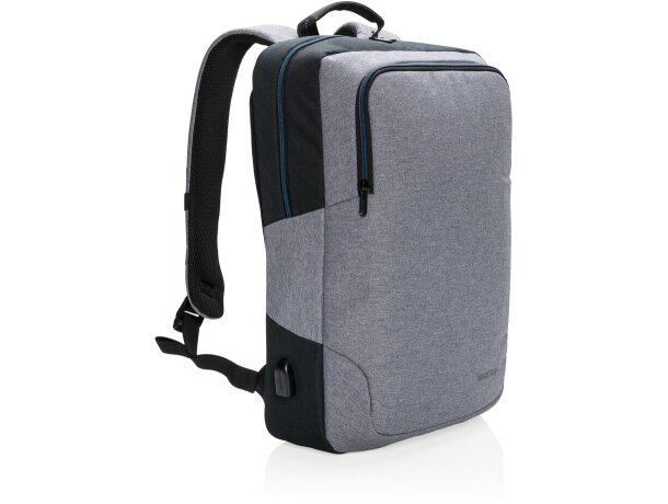 Mochila para portátil 15” Arata Gris/negro detalle 12