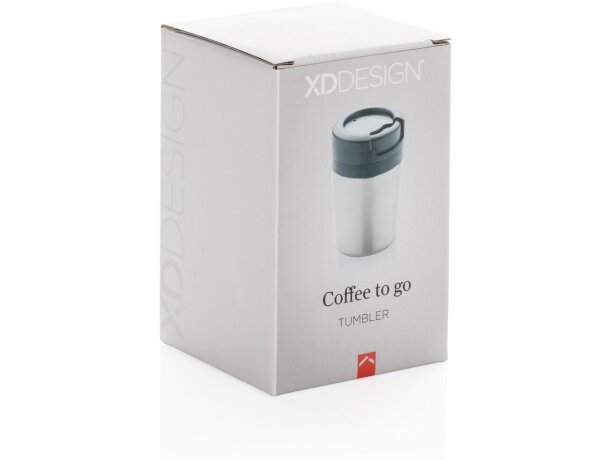 Taza Coffee to go Plata detalle 25