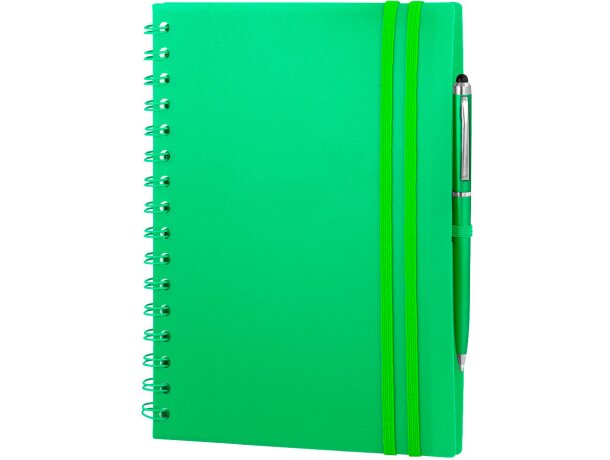 Libreta con tapas de polipropileno de colores con logo