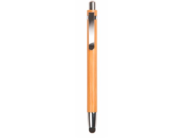 Bolígrafo en bambú para pantalla táctil grabada