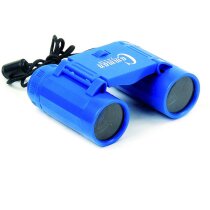 Prismáticos con cuerda para colgar al cuello personalizado azul Prismáticos con cuerda para colgar al cuello personalizado azul