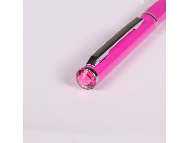 Bolígrafo de aluminio con cristal brillante barato