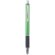 Bolígrafo de aluminio con caucho verde claro metal