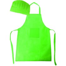 Set de delantal y gorro non woven Cook