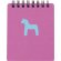 Libreta infantil caballito Fucsia