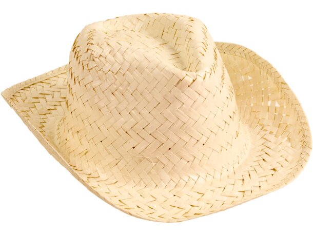 Sombrero estilo panamá con logo